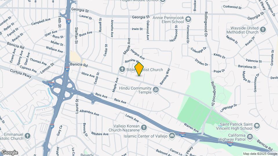 966 Benicia Rd Map and Location Details