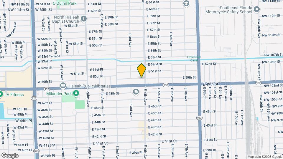 380 E 50th St Map and Location Details