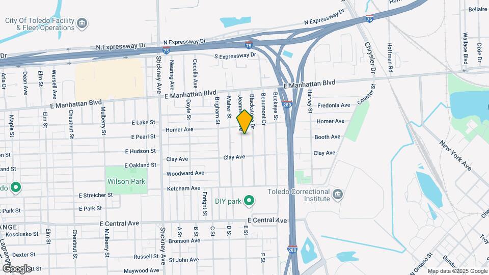 3342 Jeannette Ave Map and Location Details