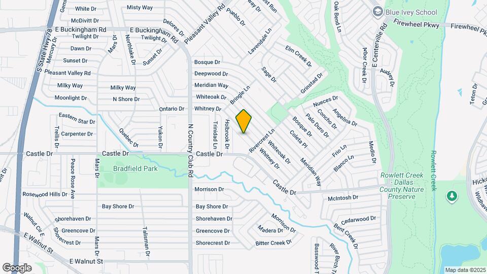 1706 Whitney Dr Map and Location Details