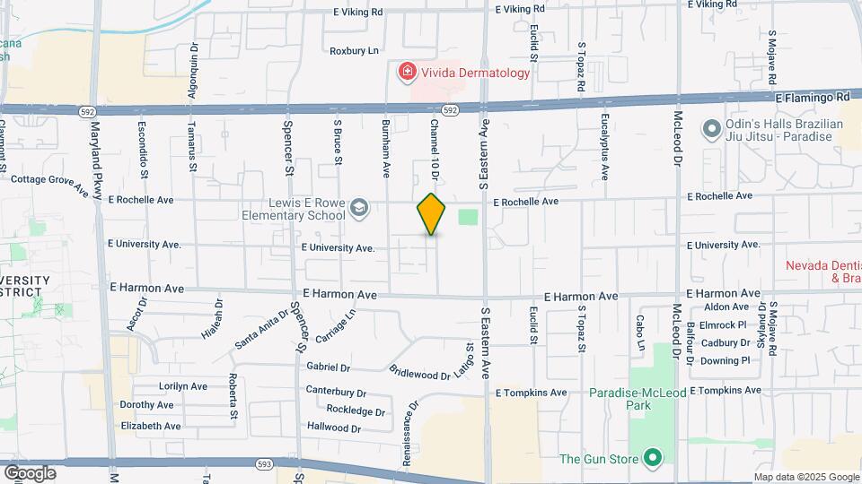 4380 Woodpine Dr Map and Location Details