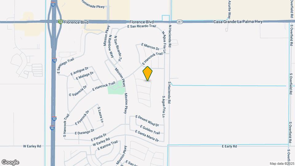 2623 E San Mateo Dr Map and Location Details
