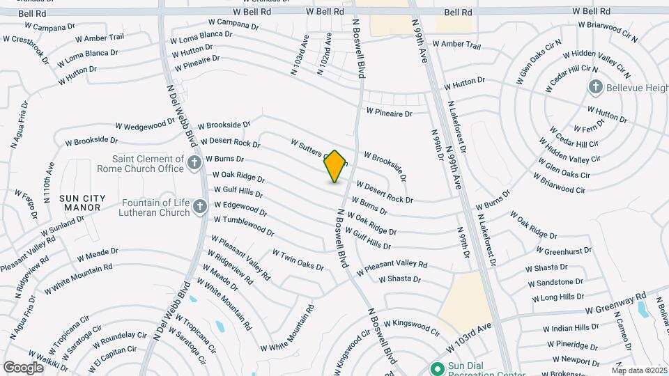 10210 W Burns Dr Map and Location Details