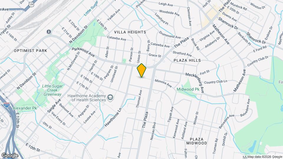 1520 Mimosa Ave Map and Location Details