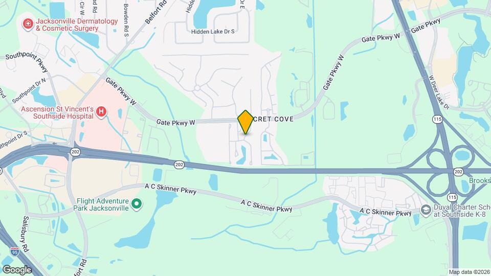 4163 Highwood Dr Map and Location Details