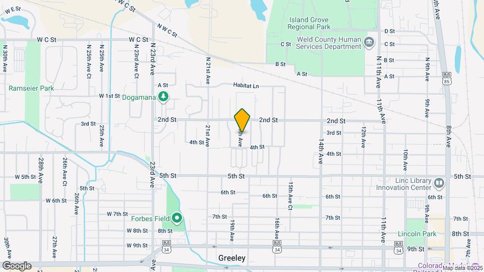 304 19th Ave Ct Map and Location Details