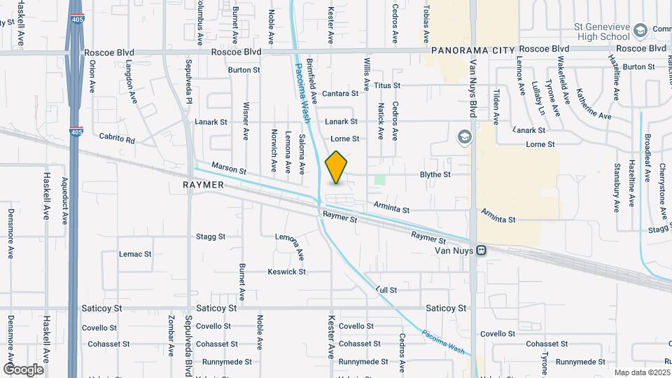 7910 Brimfield Ave Map and Location Details