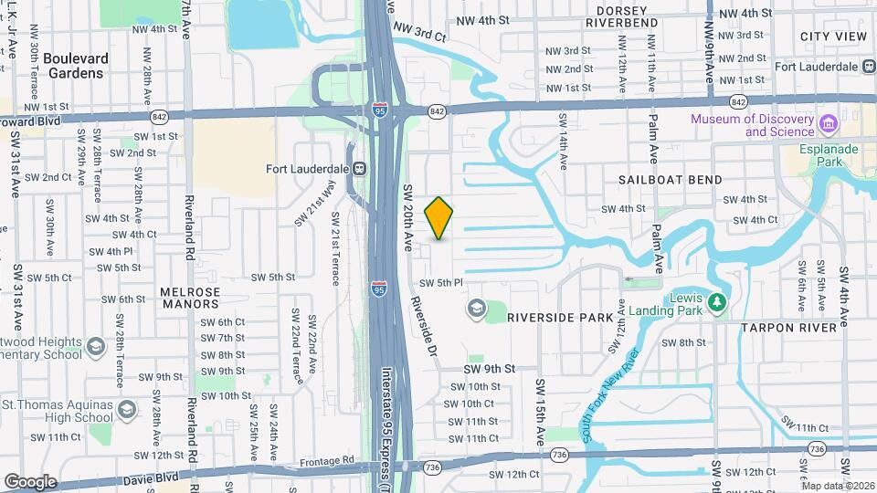 520 SW 19th Way Map and Location Details