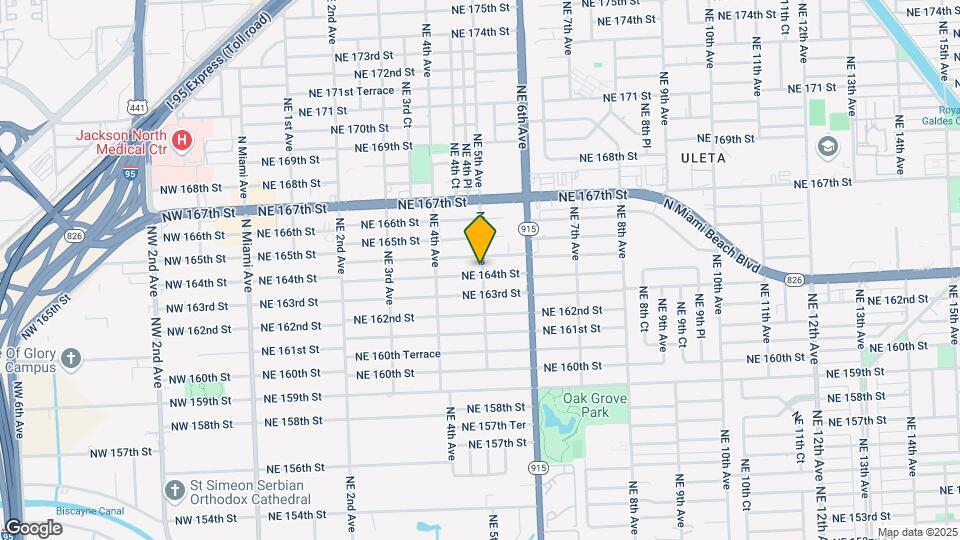 16420 NE 5th Ave Map and Location Details