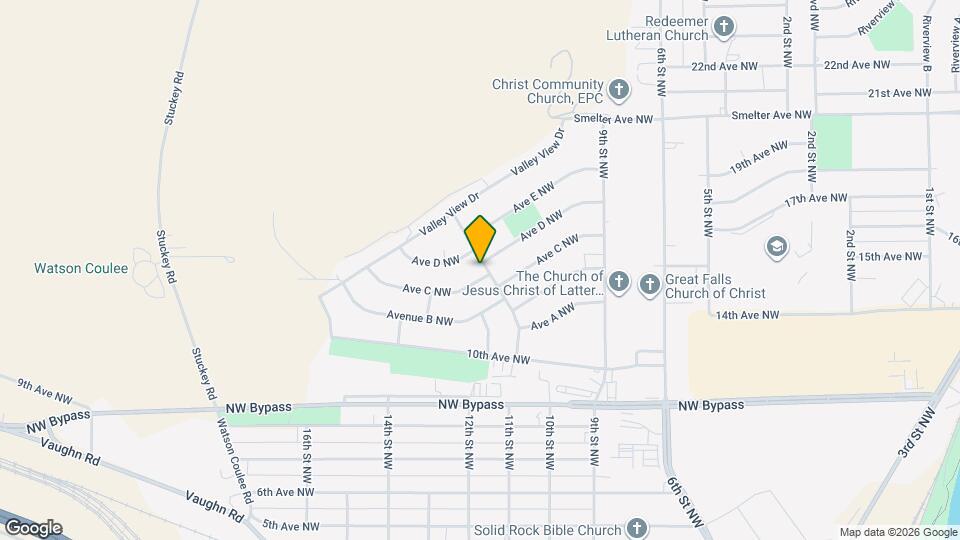 1101 Ave C NW Map and Location Details