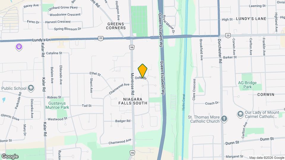 6199 Delta Dr Map and Location Details