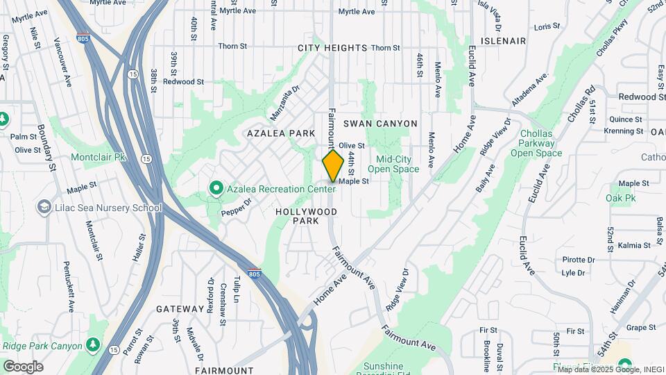 2579 Fairmount Ave Map and Location Details