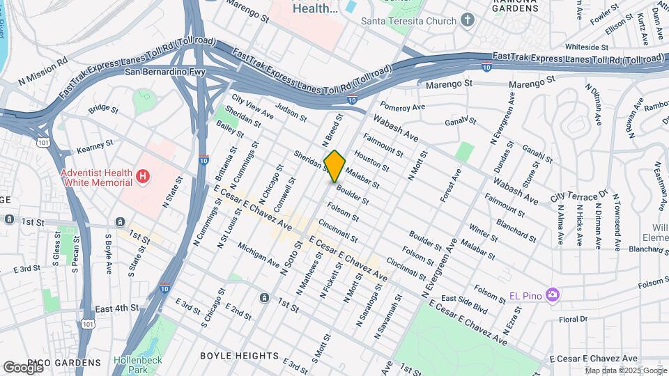 530-536 N Soto St Map and Location Details