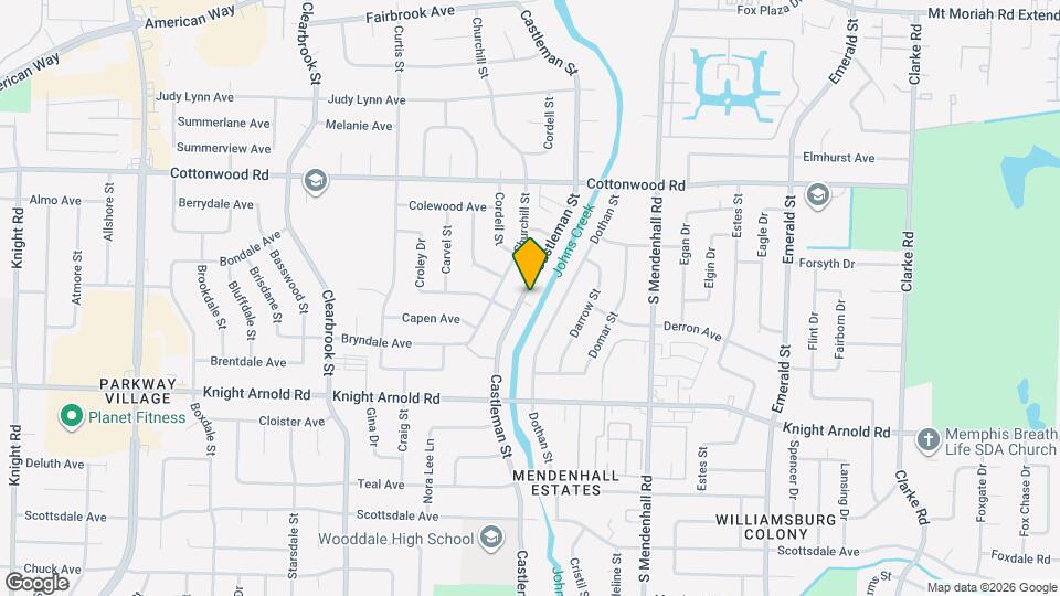 3050 Castleman St Map and Location Details