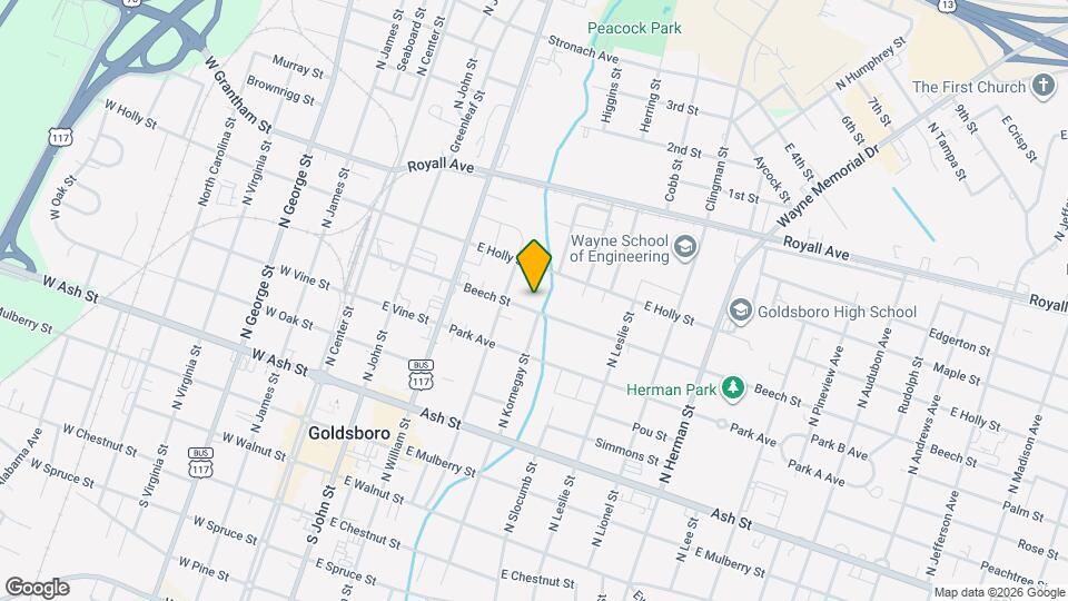 413 Beech St Map and Location Details