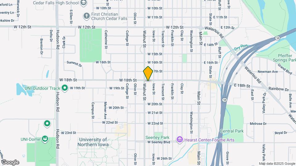 616 W 18th St Map and Location Details