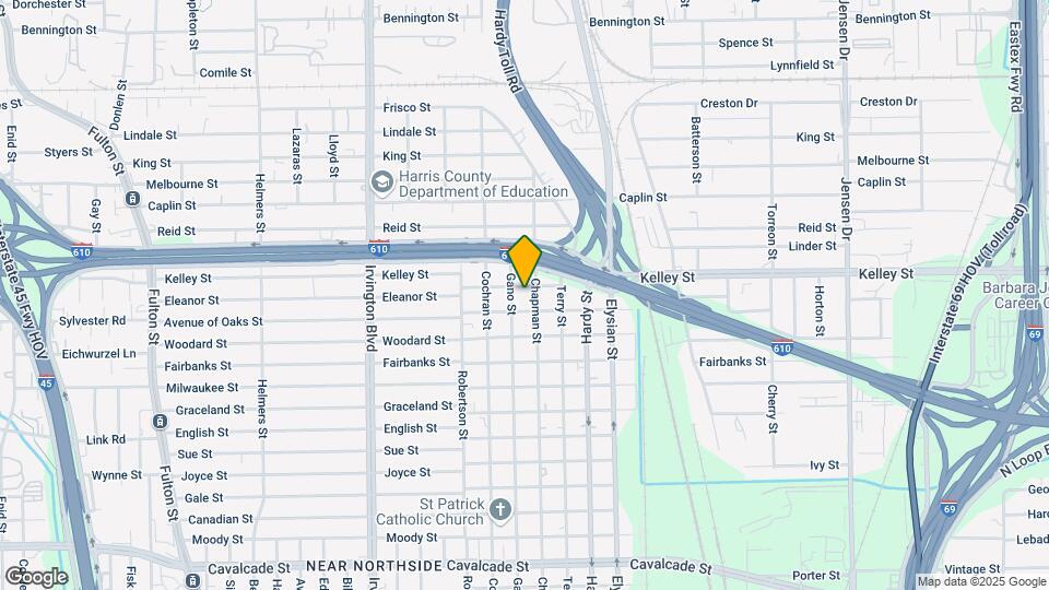 1320 Bragg St Mapa y Detalles de la Ubicación