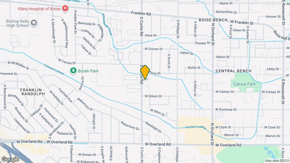 900 S Curtis Rd Map and Location Details