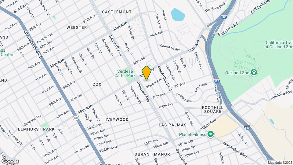 9850 Springfield St Mapa y Detalles de la Ubicación