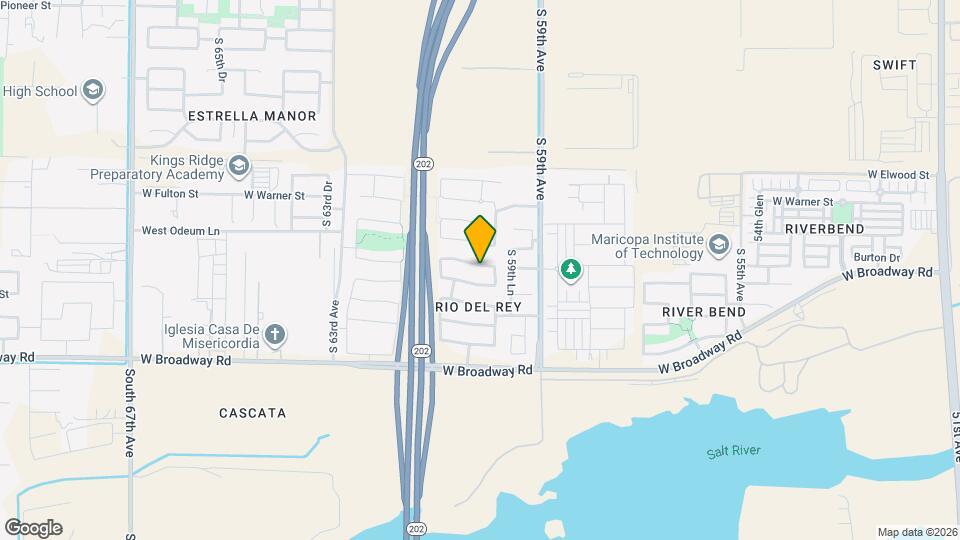 6019 W Jones Ave Mapa y Detalles de la Ubicación