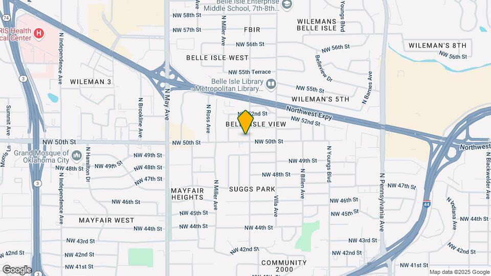 2601 NW 50th St Map and Location Details