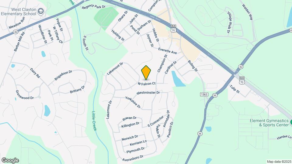 43 W Falcon Ct Map and Location Details