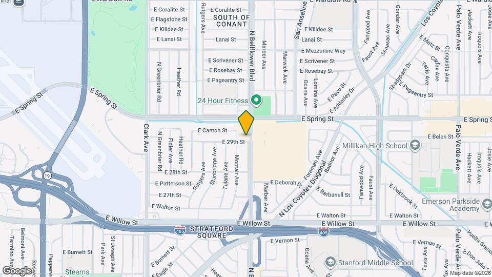 5493 E 29th St Map and Location Details