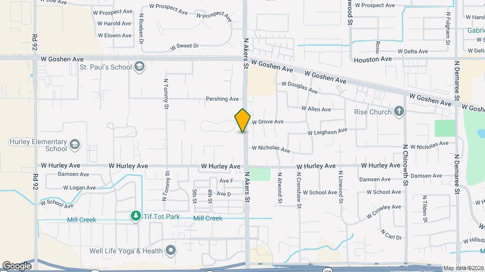 801 N Akers St Map and Location Details