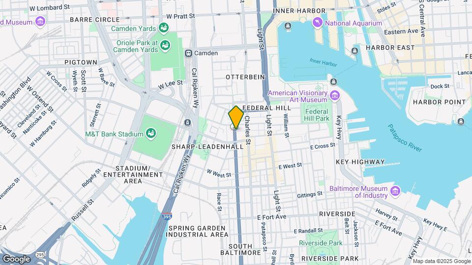 917 S Hanover St, Unit 3rd Floor Map and Location Details