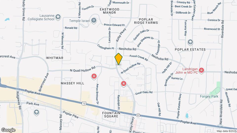 1594 Kirby Pkwy Map and Location Details