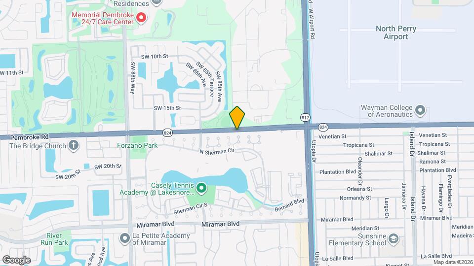 1710 SW 83rd Terrace Map and Location Details