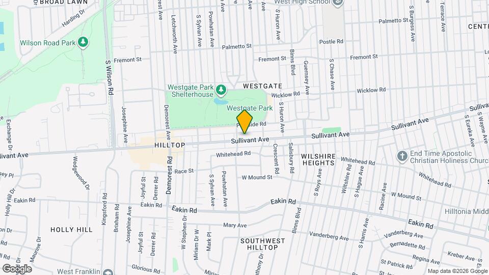 3166 Sullivant Ave Mapa y Detalles de la Ubicación