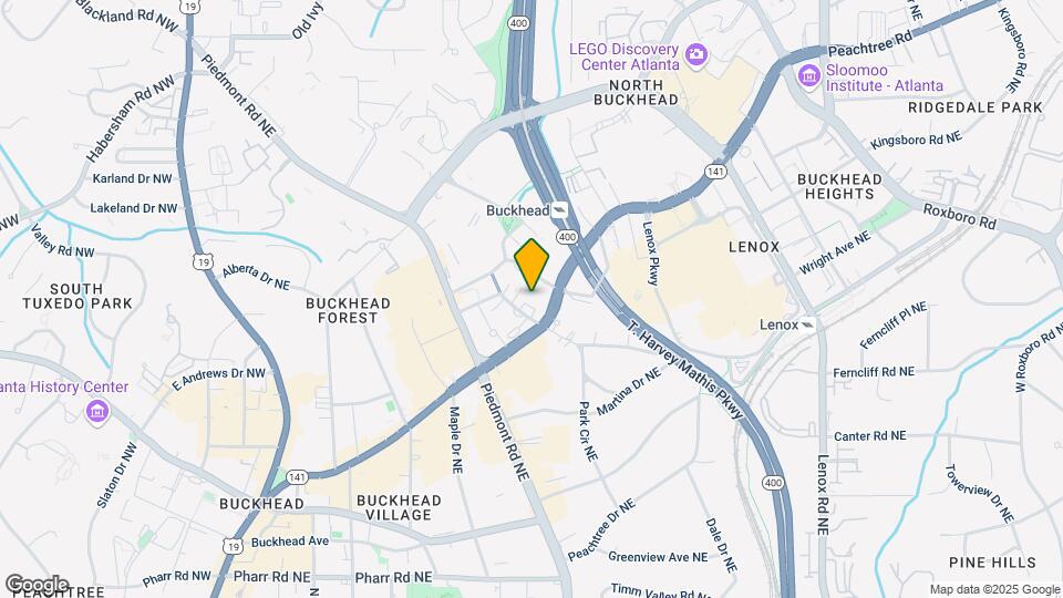 3324 Peachtree Rd Map and Location Details