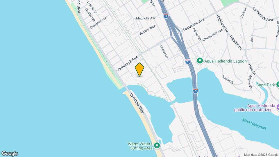 4038 Garfield St Map and Location Details