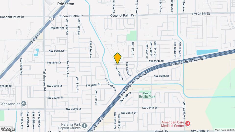 12838 SW 256th Terrace Map and Location Details