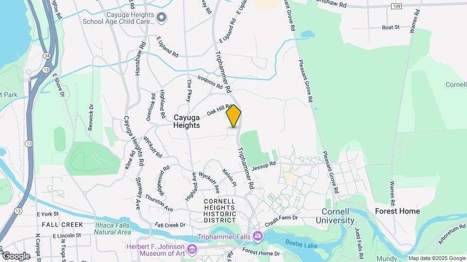 398 Triphammer Rd, Unit A Map and Location Details