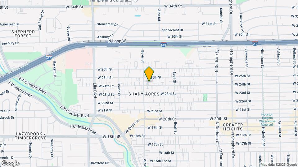1237 W 24th St Map and Location Details
