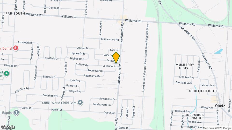 1100 Lavender Ln Mapa y Detalles de la Ubicación