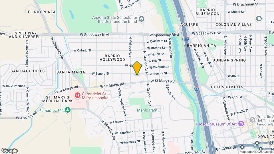 1225-1229 W Sonora St Mapa y Detalles de la Ubicación