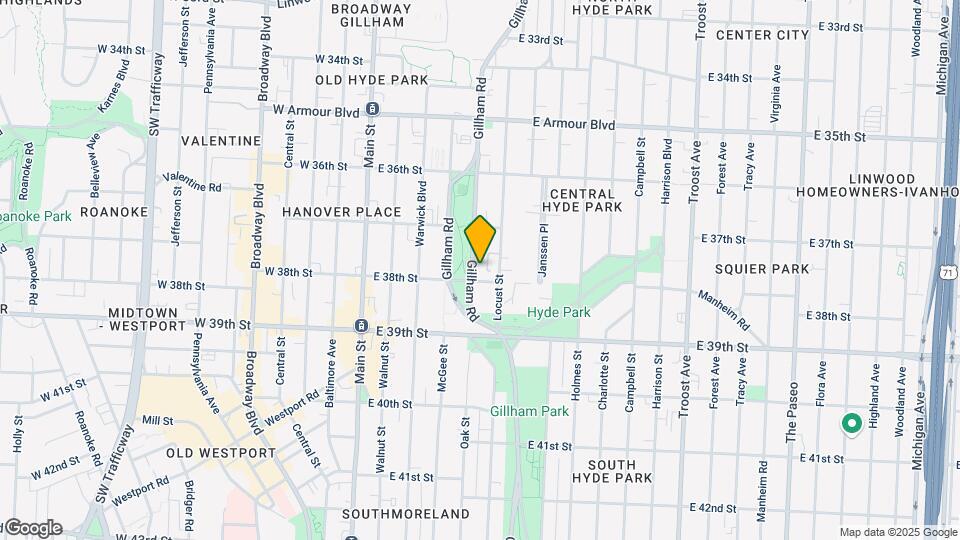 Hyde Park Townhomes Mapa y Detalles de la Ubicación