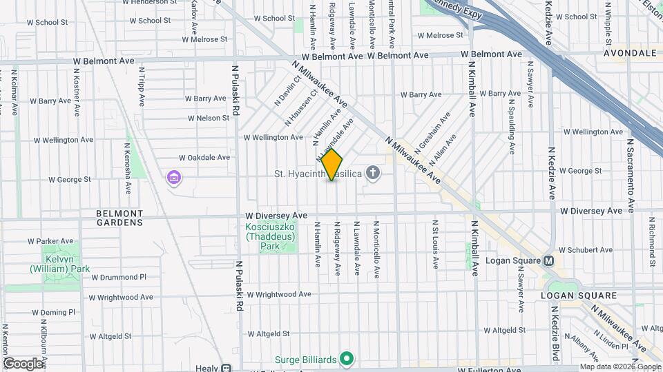 2844 N Ridgeway Ave-Unit -# 1 Map and Location Details