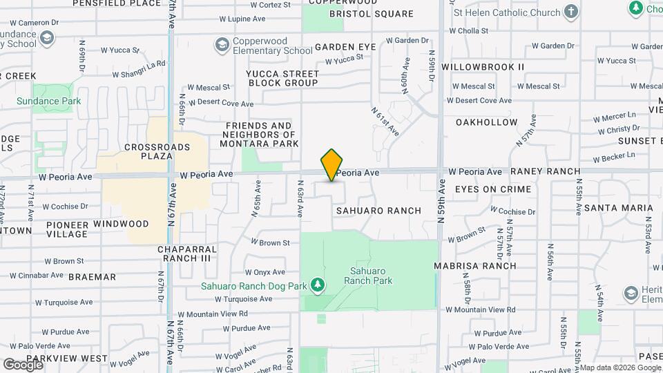 6219 W North Ln Map and Location Details