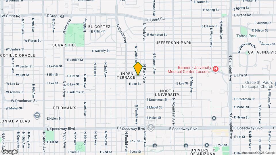 902 E Elm St Map and Location Details