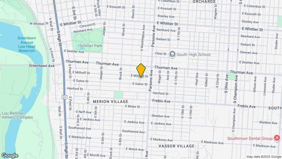 1252 S Washington Ave Map and Location Details