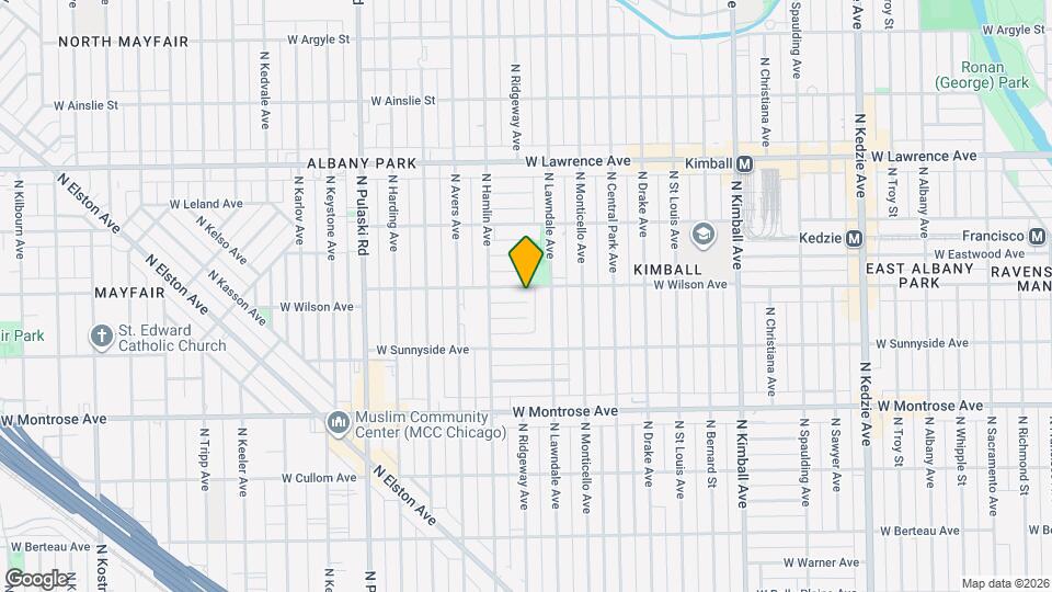 3723 W Wilson Ave Map and Location Details
