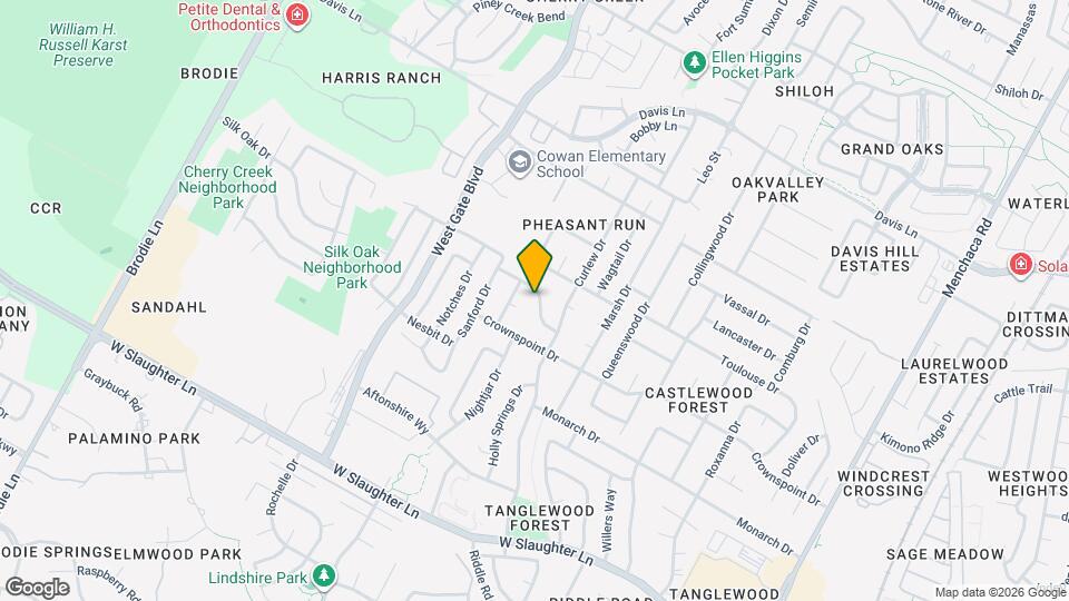 2807 Firecrest Dr Map and Location Details