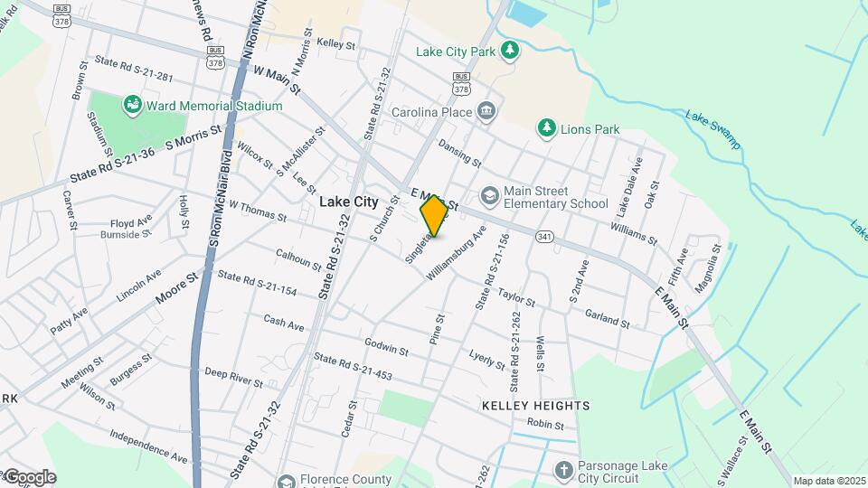 125 Singletary Ave Map and Location Details