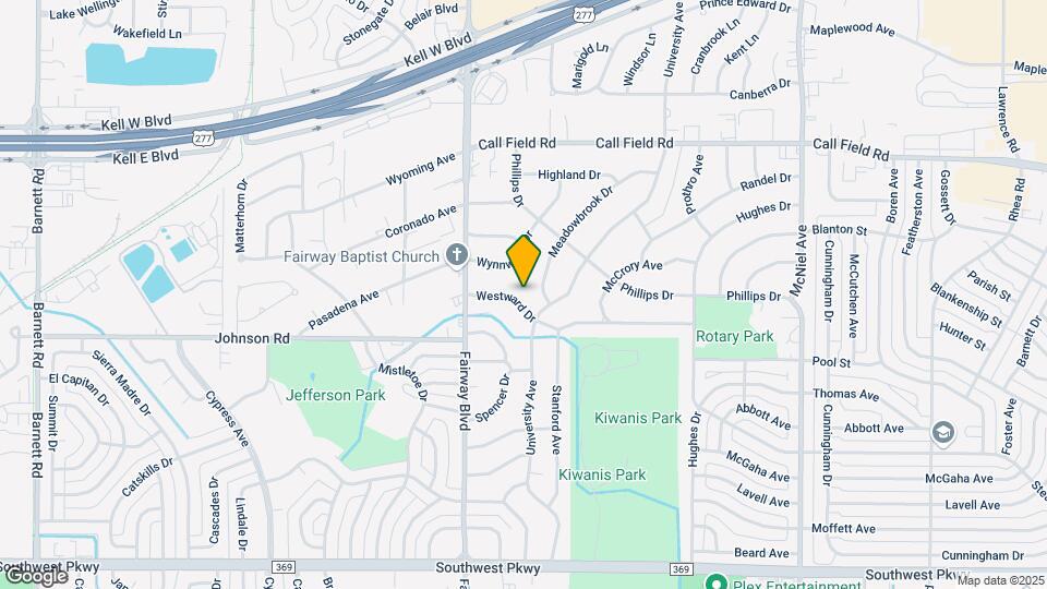 4506 Westward Dr Map and Location Details