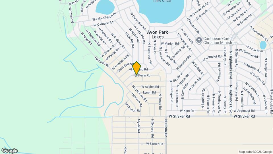 2913 W Kevin Rd Map and Location Details