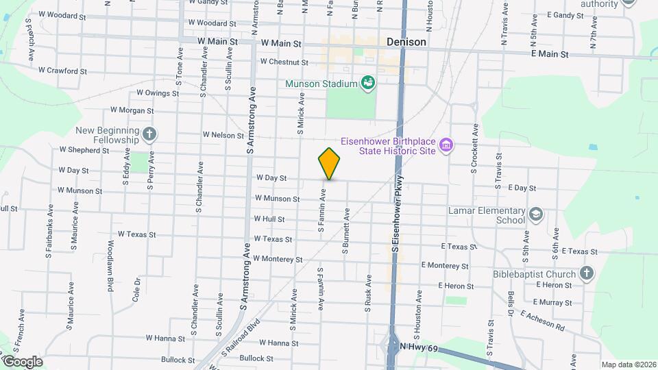 426 W Day St Map and Location Details